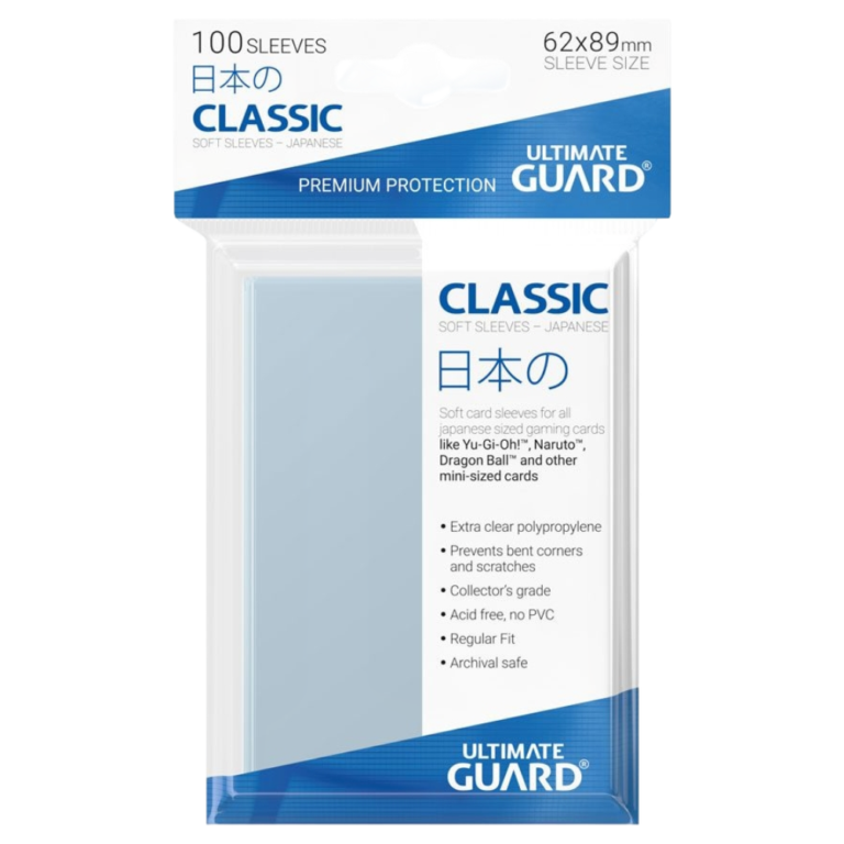 Classic Soft Sleeves Japanische Grösse Transparent (100) (Kopie) bei Nook's kaufen - Abbildung