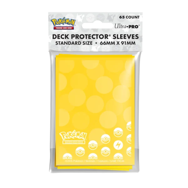 Ultra Pro Pokémon Deck Protector Sleeves (65) – Elektro-Energie bei Nook's kaufen - Abbildung 1