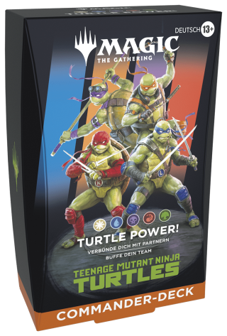 Teenage Mutant Ninja Turtles Commander-Deck „Turtle Power!“ (DE) (Kopie) bei Nook's kaufen - Abbildung