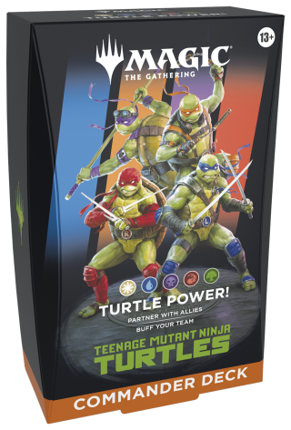 Teenage Mutant Ninja Turtles Commander Deck „Turtle Power!“ (EN) bei Nook's kaufen - Abbildung
