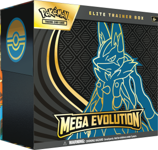 „Mega Evolution“ Elite Trainer Box „Lucario“ bei Nook's kaufen - Abbildung