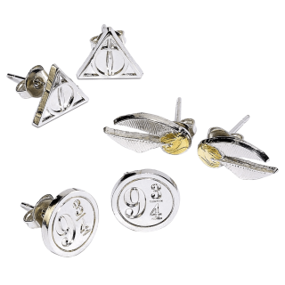 Ohrringe Set (Schnatz, Heiligtümer d. Todes, Gleis 9¾) bei Nook's kaufen - Abbildung 1