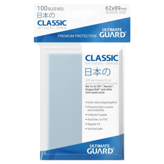 Classic Soft Sleeves Japanische Grösse Transparent (100) bei Nook's kaufen - Abbildung